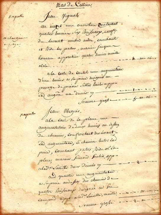 Figure 126 Declaration de defrichement